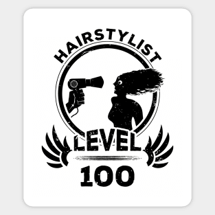 Level 100 Hairstylist Gift Sticker